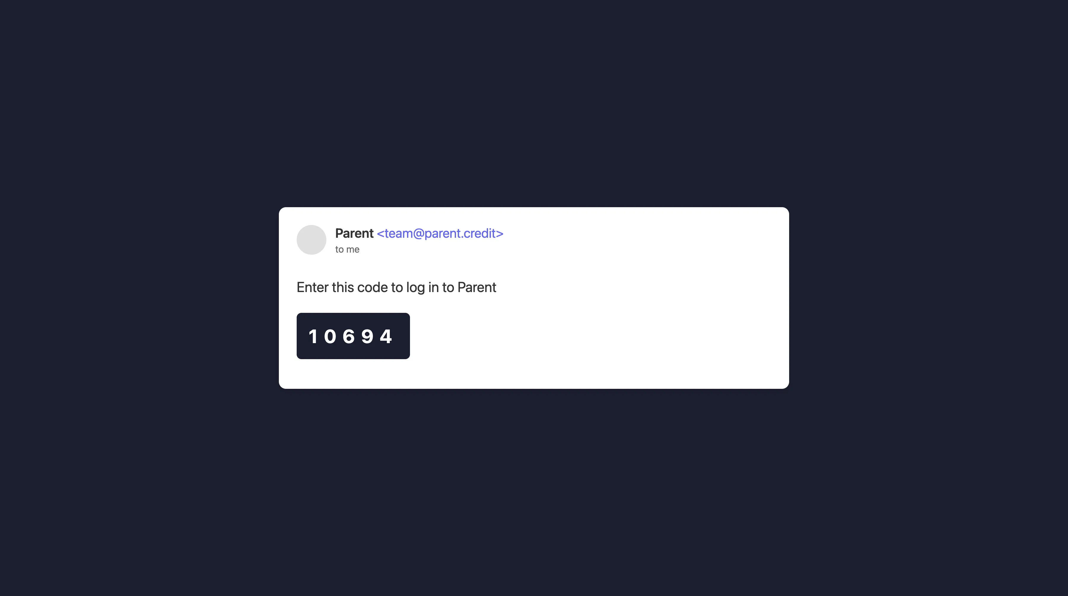 Pin code verification